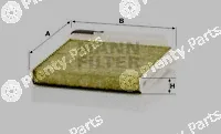 MANN-FILTER FP1829 — Filter, cabin air FreciousPlus