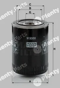MANN-FILTER W9066 — Oil Filter