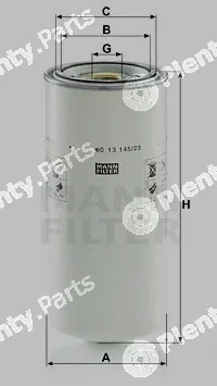 MANN-FILTER WD13145/23 — Oil Filter