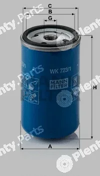 MANN-FILTER WK723/1 — Fuel Filter