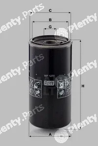 MANN-FILTER WP1270 — Oil Filter