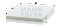 MANN-FILTER CU2434 — Filter, cabin air