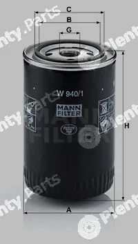 MANN-FILTER W940/1 — Oil Filter