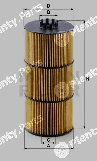 MANN-FILTER HU12001z — Oil Filter