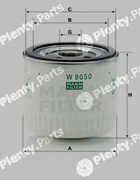 MANN-FILTER W9050 — Oil Filter