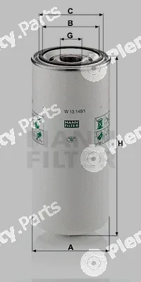 MANN-FILTER W13145/1 — Oil Filter
