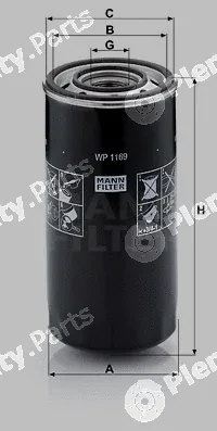 MANN-FILTER WP1169 — Oil Filter