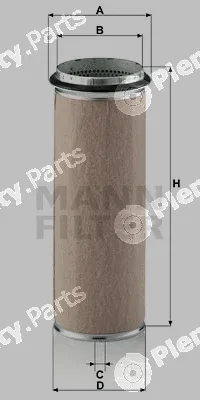 MANN-FILTER CF1320 — Secondary Air Filter
