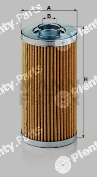 MANN-FILTER H824/2x — Filter, operating hydraulics