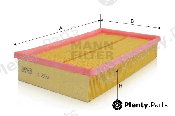 MANN-FILTER C2278 — Air Filter