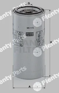 MANN-FILTER WK1175x — Fuel Filter