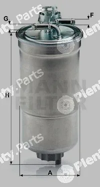 MANN-FILTER WK853/3x — Fuel Filter