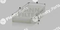 MANN-FILTER CU2623 — Filter, cabin air