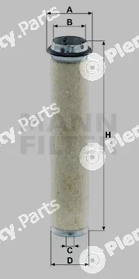MANN-FILTER CF700 — Secondary Air Filter