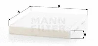 MANN-FILTER CU26009 — Filter, cabin air