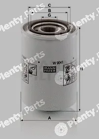 MANN-FILTER W9041 — Oil Filter