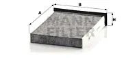 MANN-FILTER CUK2316 — Filter, cabin air