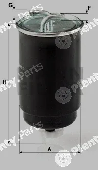 MANN-FILTER WK842/3 — Fuel Filter