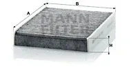 MANN-FILTER CUK2433 — Filter, cabin air