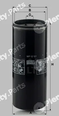 MANN-FILTER WP12121 — Oil Filter