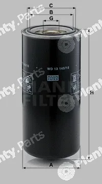 MANN-FILTER WD13145/15 — Oil Filter