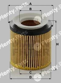 MANN-FILTER HU8002y — Oil Filter