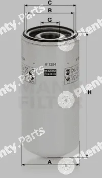 MANN-FILTER W1294 — Oil Filter