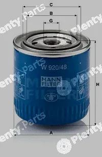 MANN-FILTER W920/48 — Oil Filter