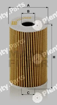 MANN-FILTER HU7008z — Oil Filter