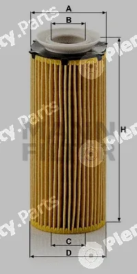 MANN-FILTER HU720/3x — Oil Filter