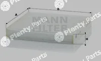 MANN-FILTER CU21003 — Filter, cabin air