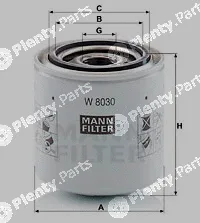 MANN-FILTER W8030 — Oil Filter