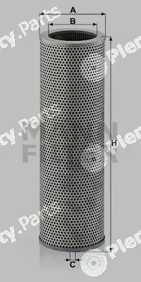MANN-FILTER H1376 — Filter, operating hydraulics