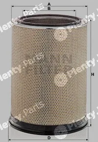 MANN-FILTER C453265/2x — Air Filter