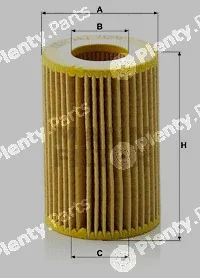 MANN-FILTER HU712/9x — Oil Filter