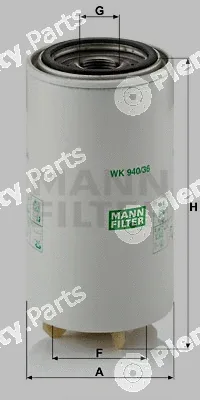 MANN-FILTER WK940/36x — Fuel Filter