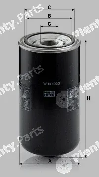 MANN-FILTER W13120/3 — Oil Filter