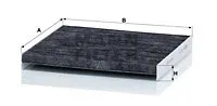 MANN-FILTER CUK26019 — Filter, cabin air