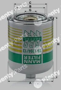 MANN-FILTER TB1394/13x — Air Dryer Cartridge, compressed-air system
