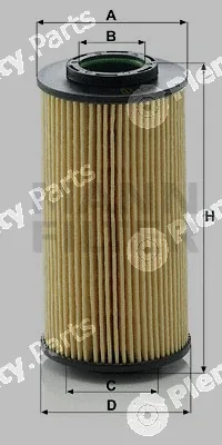 MANN-FILTER HU712/10x — Oil Filter