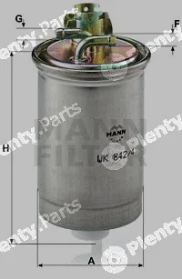 MANN-FILTER WK842/4 — Fuel Filter