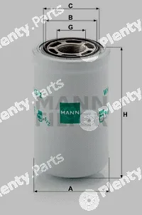 MANN-FILTER WH945/2 — Hydraulic Filter, automatic transmission