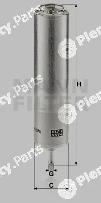 MANN-FILTER WK5001 — Fuel Filter