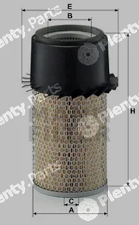MANN-FILTER C16190/3x — Air Filter