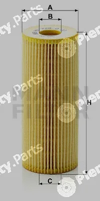 MANN-FILTER HU726/2x — Oil Filter