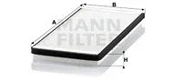 MANN-FILTER CU4150 — Filter, cabin air