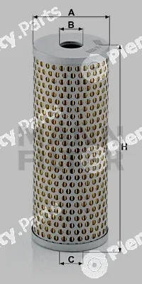 MANN-FILTER H623 — Hydraulic Filter, steering