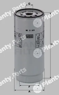 MANN-FILTER WK11045z — Fuel Filter