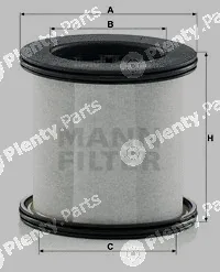 MANN-FILTER LC10007x — Filter, crankcase ventilation