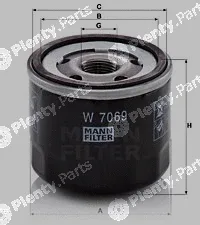 MANN-FILTER W7069 — Oil Filter